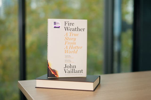 Fire Weather: A True Story From A Hotter World was written by Canadian-American author John Vaillant (Baillie Gifford/PA)