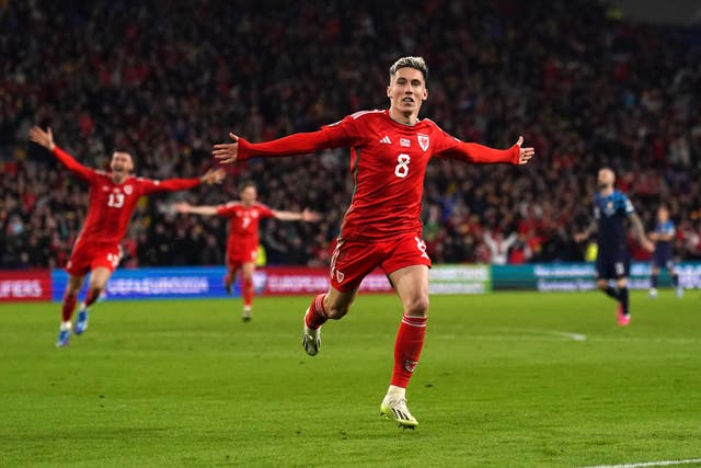 Wales’ Harry Wilson starred with two goals against Croatia in Euro 2024 qualifying last month (Tim Goode/PA)