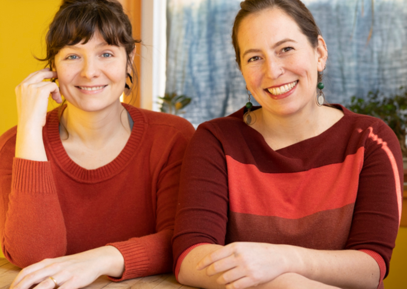 Authors of The Conceivable Future, Josephine Ferorelli (left) and Meghan Kallman