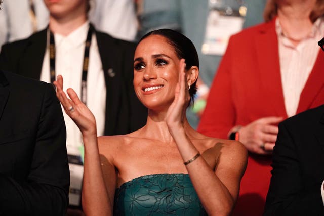 The Duchess of Sussex has arrived at a Power of Women event in the US (Jordan Pettitt/PA)
