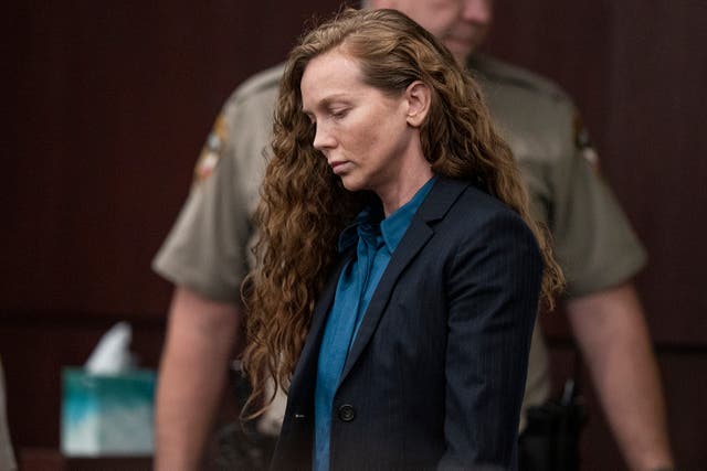 <p>Kailtin Armstrong, pictured here entering a courtroom on the first day of her criminal trial, has been sued by the parents of Anna ‘Mo’ Wilson, the woman she killed, in a wrongful death lawsuit </p>