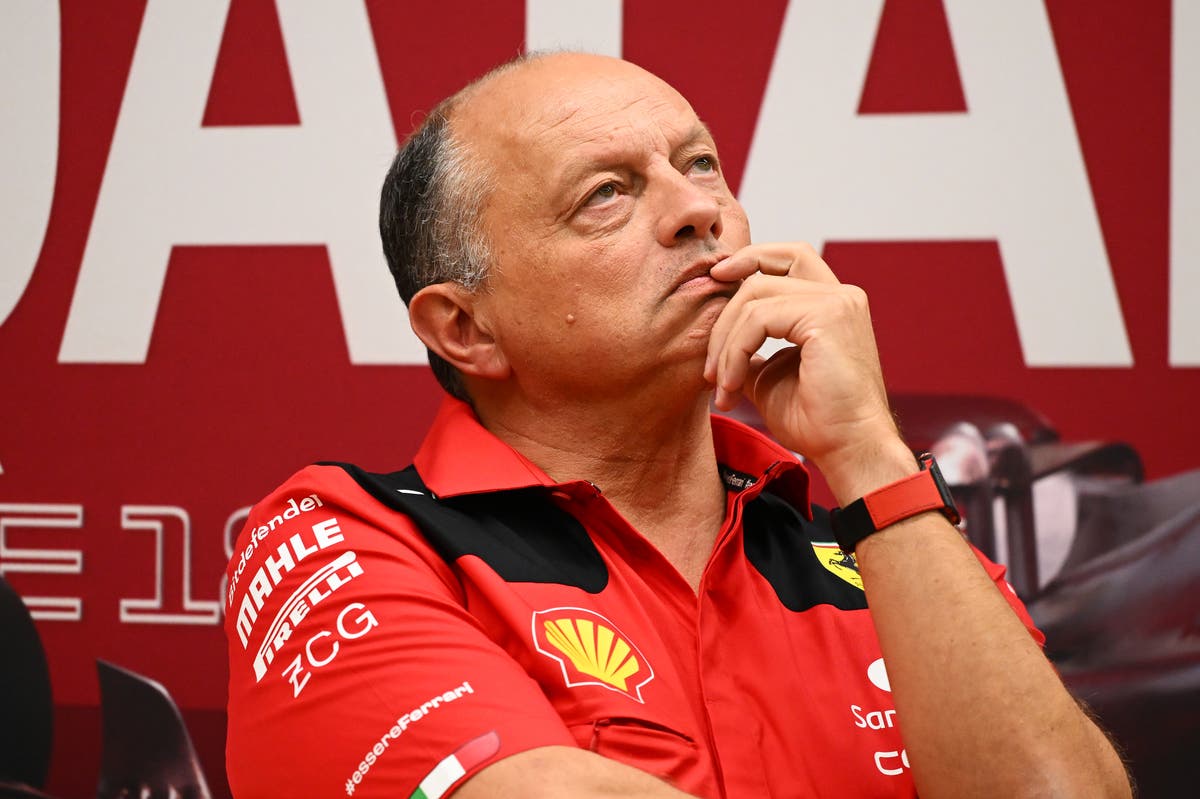 Las Vegas Grand Prix: Ferrari boss Fred Vasseur rages at F1 after ‘unacceptable’ drain cover wrecks car of Carlos Sainz