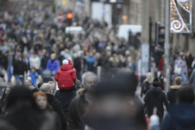 Shoppers have been hit by the cost-of-living crisis, retailers told the ONS. (John Linton/PA)