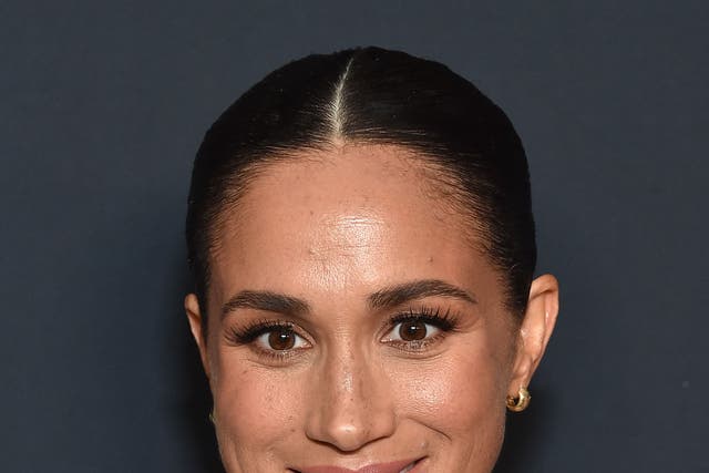 <p>Meghan Markle arrives for Variety's Power of Women event at Mother Wolf in Los Angeles, California, on 16 November 2023</p>