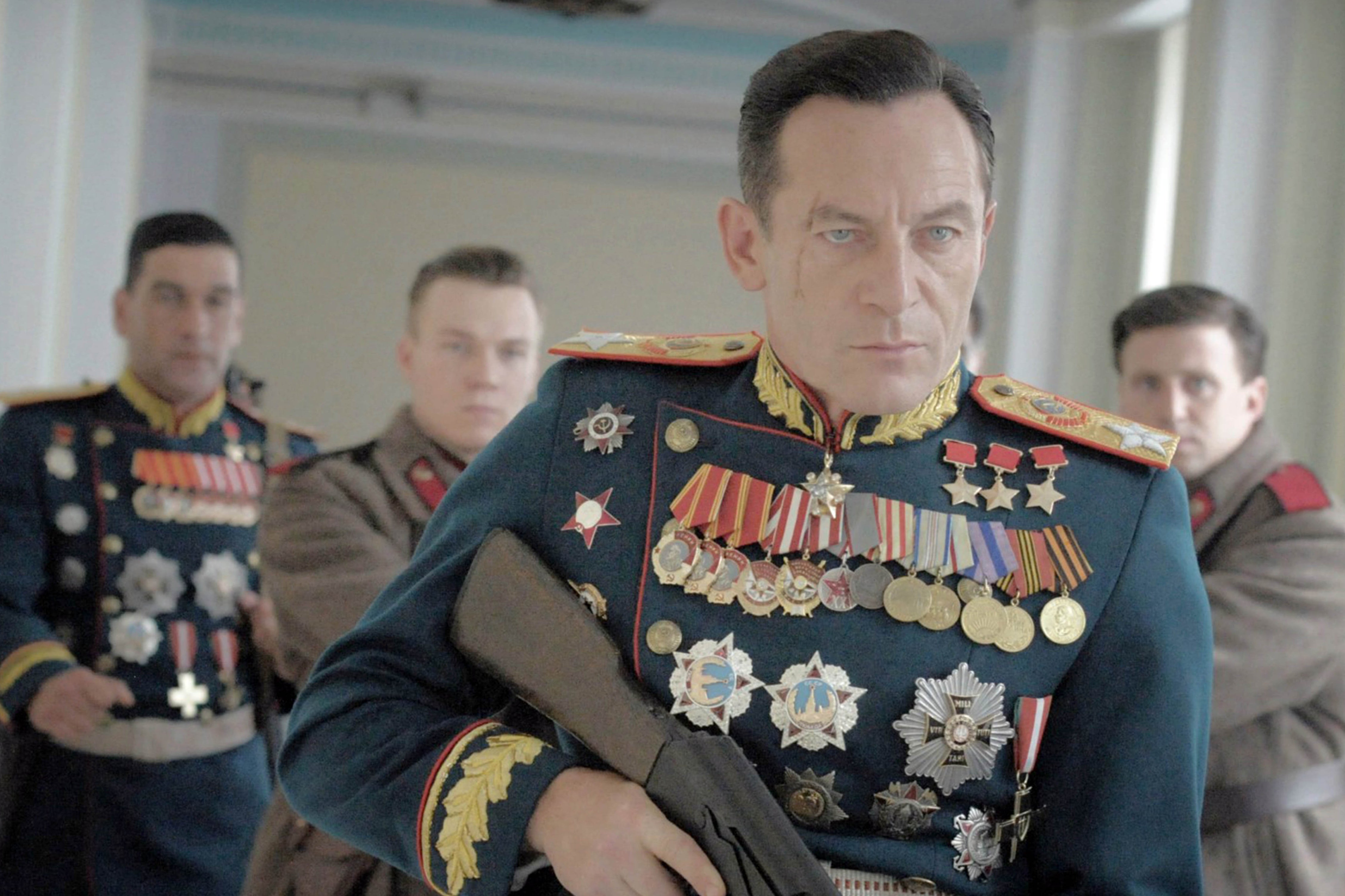 Soviet general: Isaacs as Georgy Zhukov in ‘The Death of Stalin’