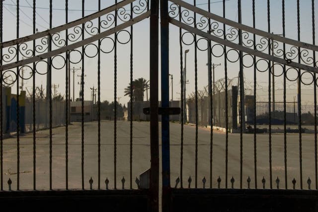 Embassy staff are at the Rafah border crossing with Egypt (Alamy/PA)