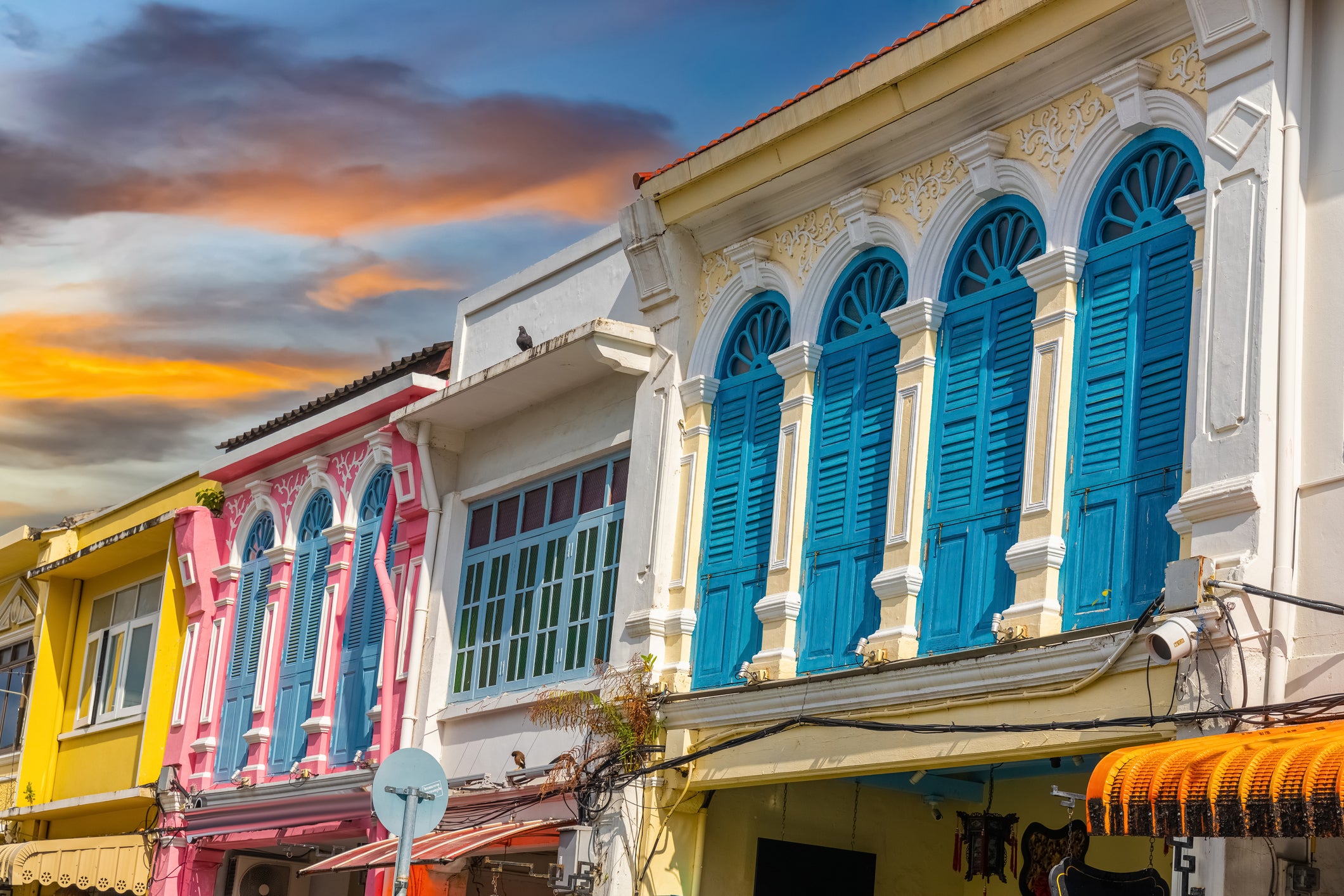 The vibrant architecture of Phuket Old Town