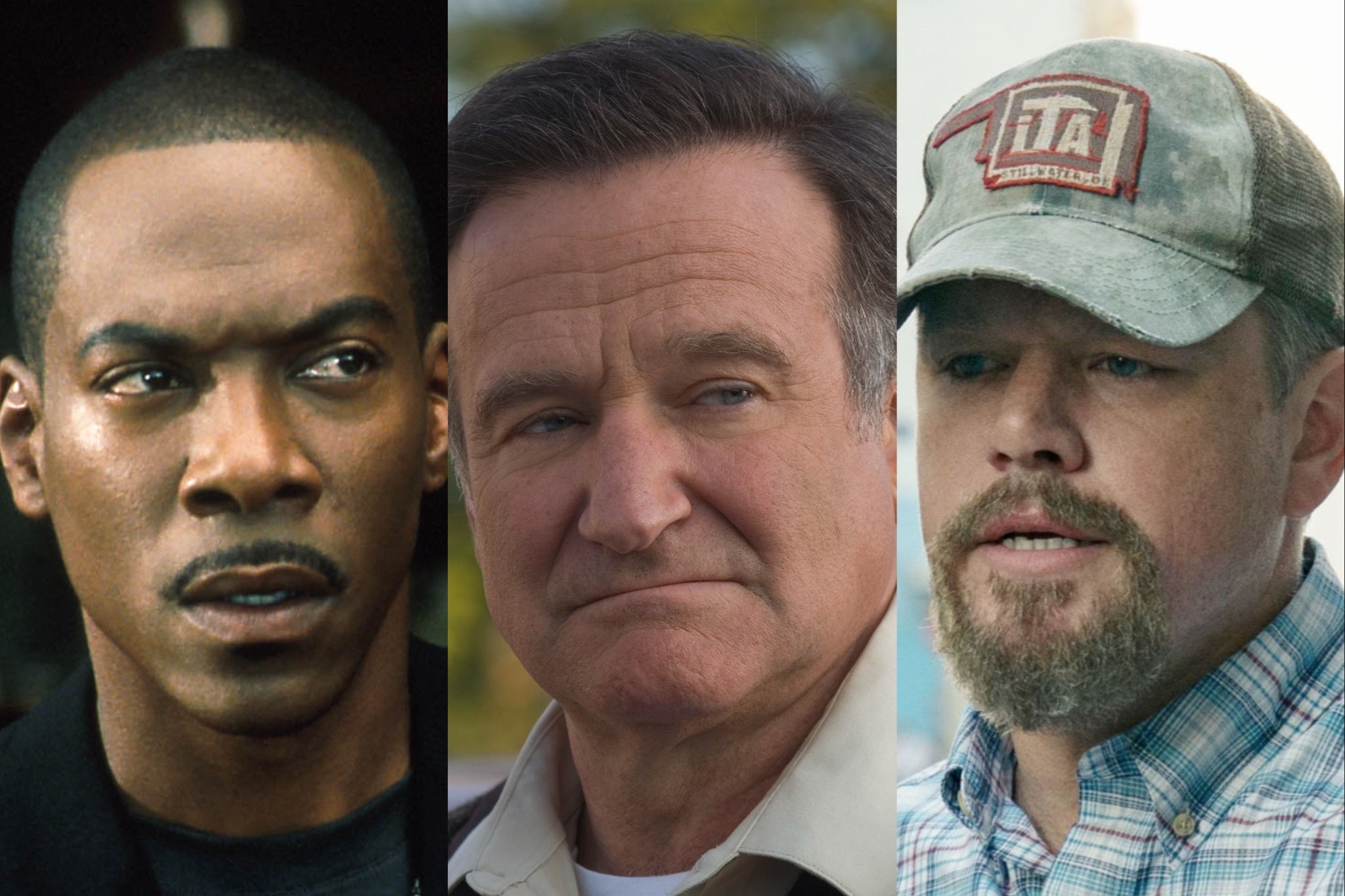 Eddie Murphy in ‘Bowfinger’, Robin Williams in ‘World’s Greatest Dad’ and Matt Damon in ‘Stillwater'