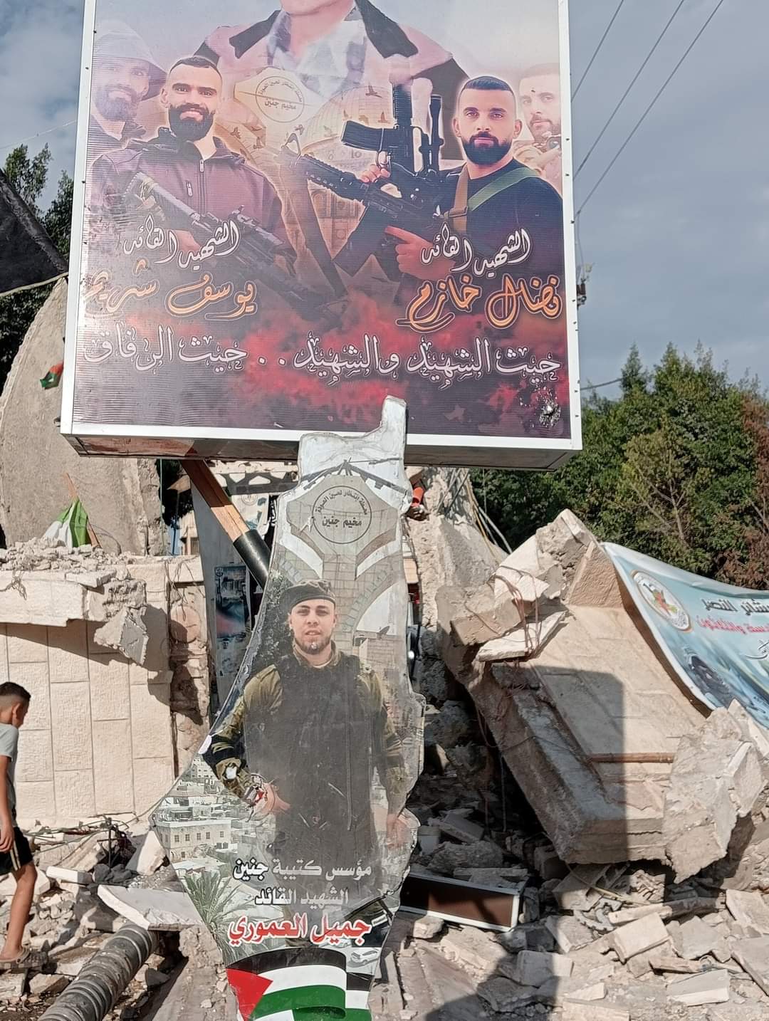 Jenin’s ‘Martyr’s Square’ was destroyed by Israeli soldiers during the recent conflict