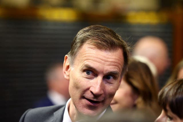 Jeremy Hunt could squeeze the welfare budget while cutting inheritance tax (Hannah McKay/PA)