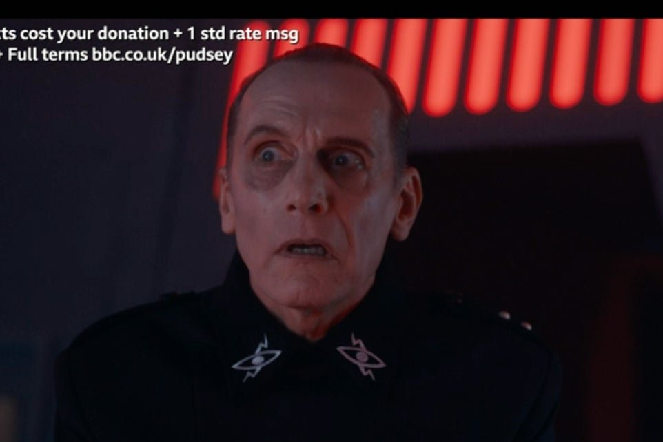 The clip featured the Kaled scientist Davros, who is the evil creator of the Daleks, played by Julian Bleach