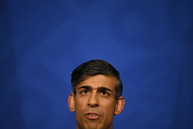 The change was introduced when Rishi Sunak was chancellor, the TUC said (Leon Neal/PA)
