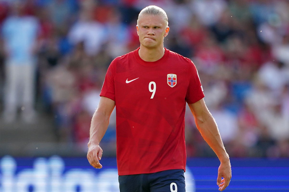 Erling Haaland to miss Norway’s clash against Scotland with foot injury