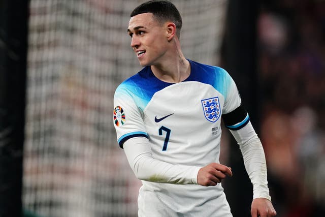 Phil Foden had a hand in both England goals in their win over Malta. (John Walton/PA)