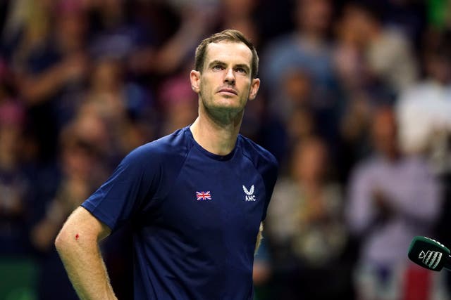 Andy Murray has been ruled out of Great Britain’s Cup clash against Serbia (MArtin Rickett/PA)