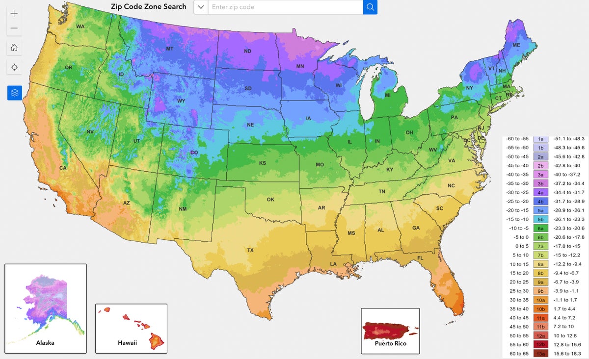 New hardiness zone map will help US gardeners keep…
