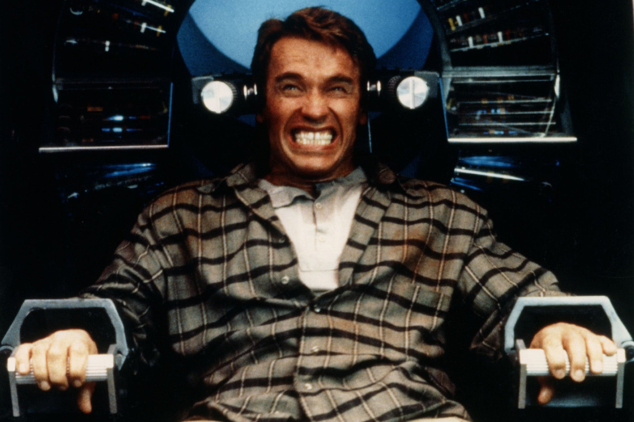 Painful memories: Arnold Schwarzenegger in the 1990 sci-fi thriller ‘Total Recall’