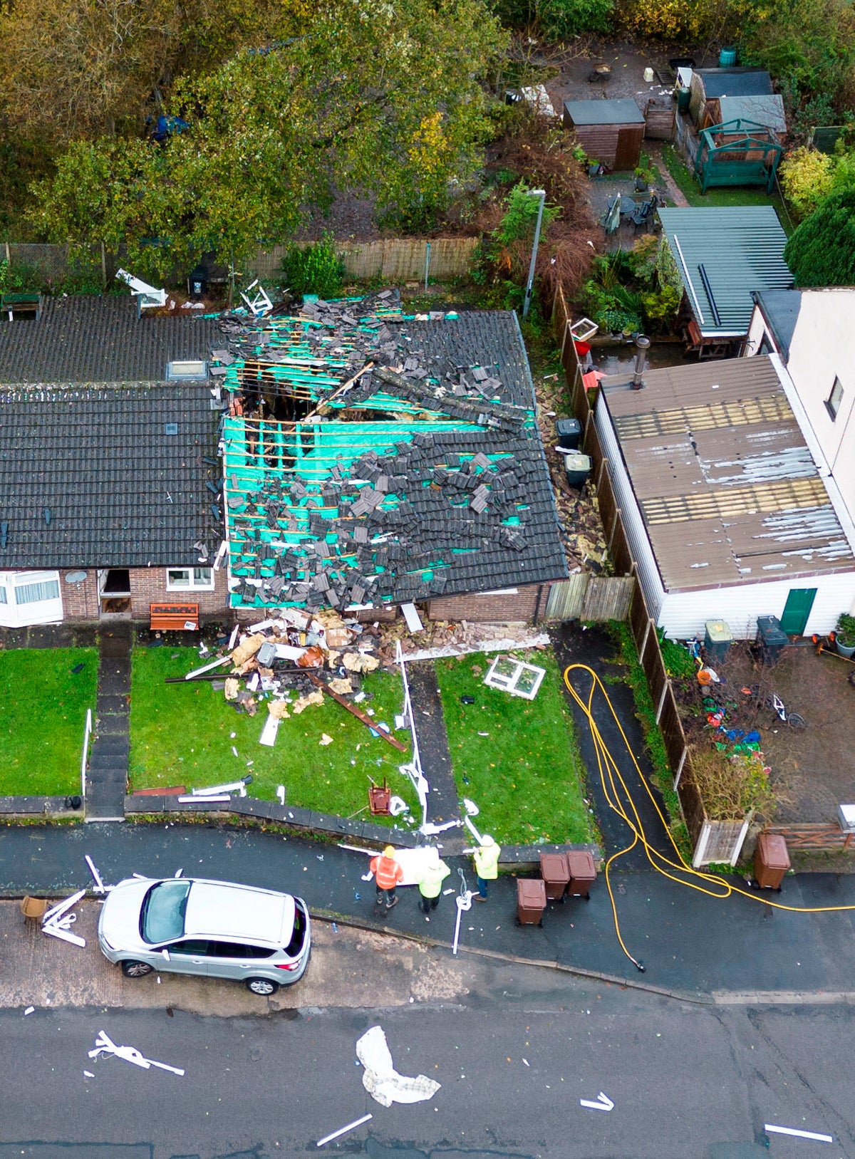 Pensioner dies after huge explosion rips through bungalow in Derbyshire