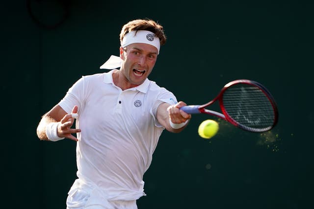 Liam Broady has been called up to replace Andy Murray (Zac Goodwin/PA)