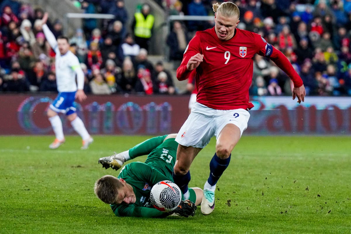 Erling Haaland&rsquo;s injury is not serious &ndash; Norway boss Stale Solbakken