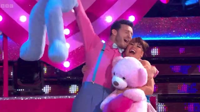 <p>Strictly’s Vito Coppola kisses Ellie Leach and declares ‘we’ve won, baby’ during Blackpool live show</p>