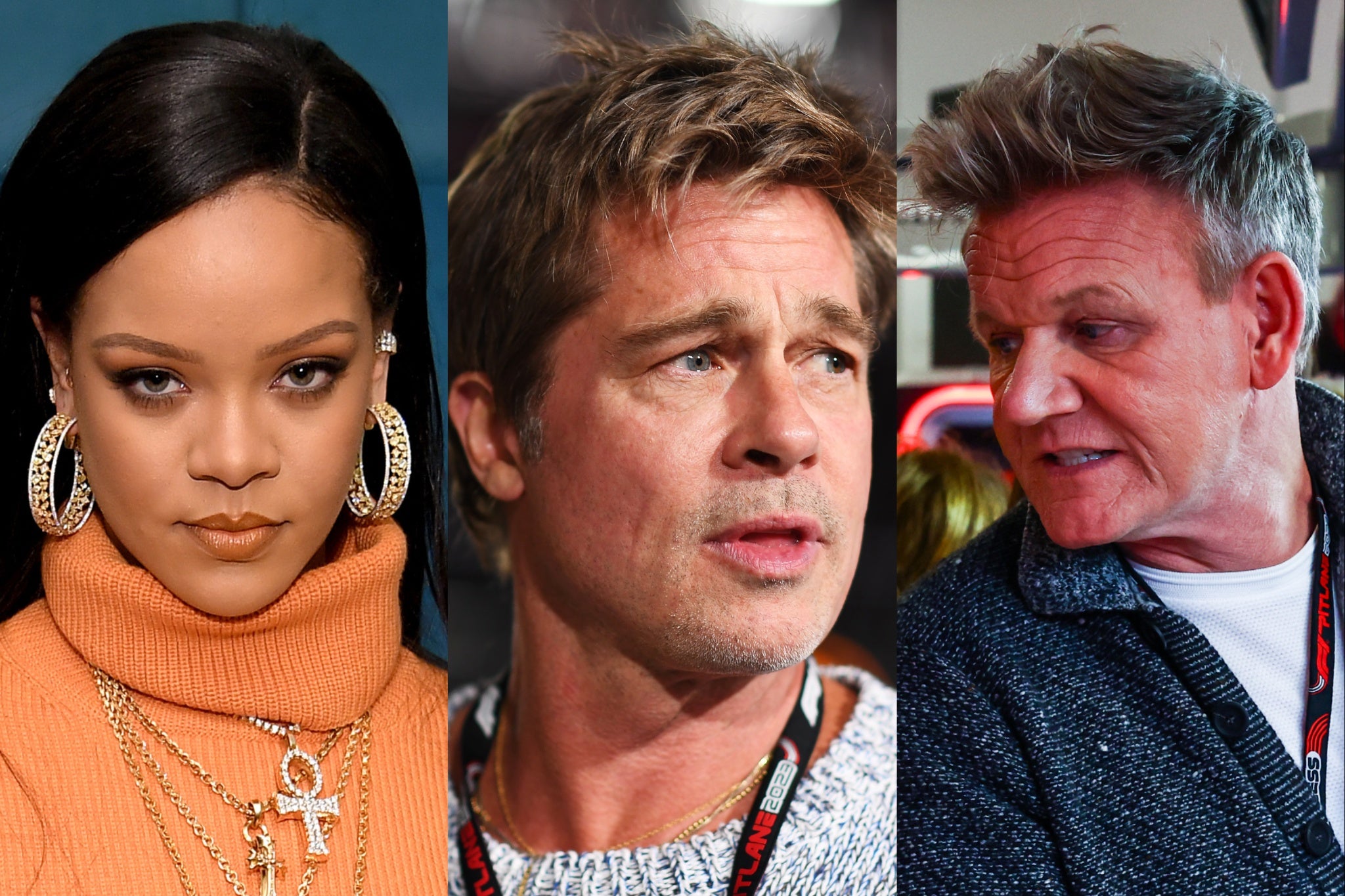 Brad Pitt, Gordon Ramsay, And Rihanna: All The Celebrities At The F1 ...