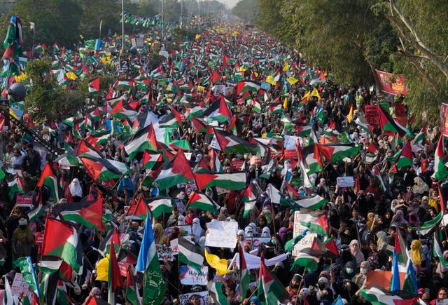 Pakistan Gaza Protest