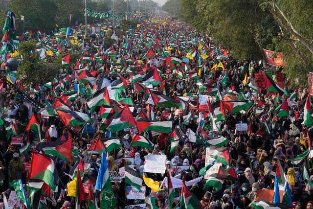 Pakistan Gaza Protest