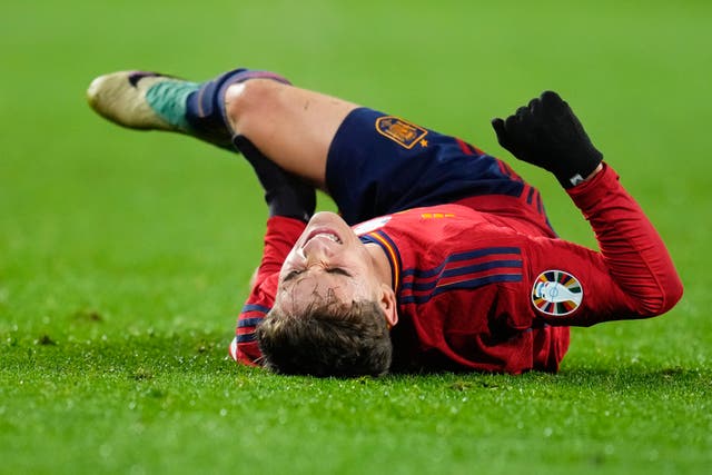 <p>Gavi suffered a torn anterior cruciate ligament </p>