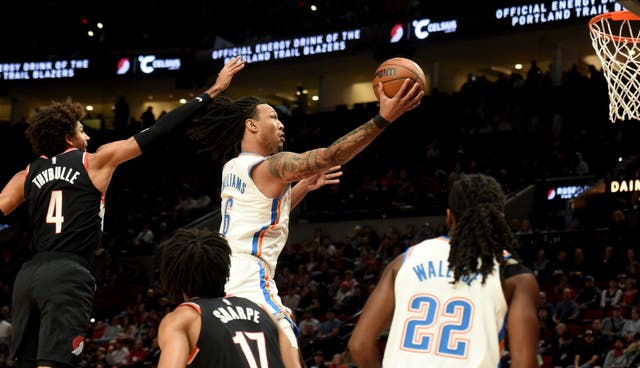 THUNDER-TRAIL BLAZERS