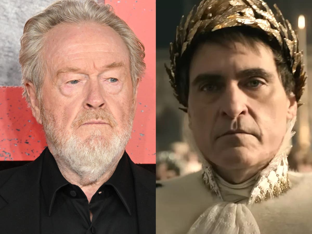 Ridley Scott issues scathing response to French critics who dislike Napoleon