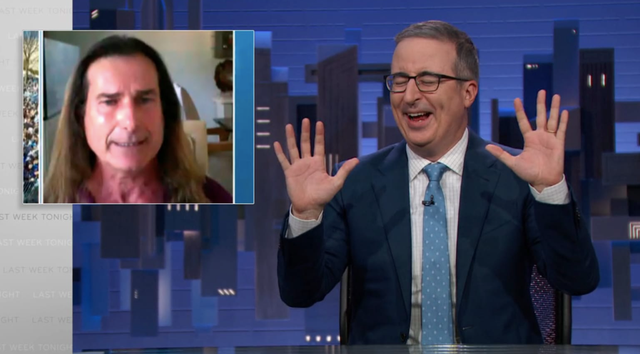 <p>John Oliver called out Fabio Lanzoni after the actor compared the Nazis to Hamas</p>