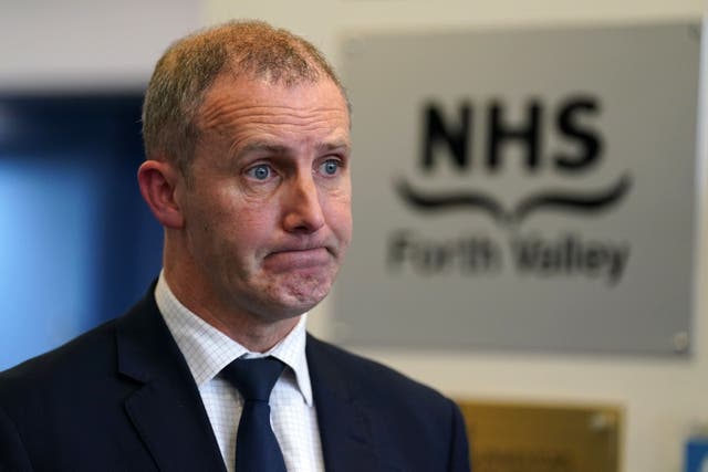 Michael Matheson said he is ‘confident’ in his record as Health Secretary (Andrew Milligan/PA)