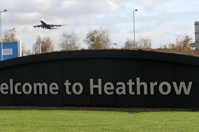 Extinction Rebellion’s co-founder plotted with others to fly drones near Heathrow in order to ‘paralyse’ the transport hub and ’embarrass’ the Government into abandoning plans for a third runway at the airport, a court has been told (PA)