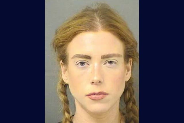 <p>Florida woman Breiland Springer was arrested after she allegedly “tried to rip” the face off an elderly woman in a row over a thermostat</p>