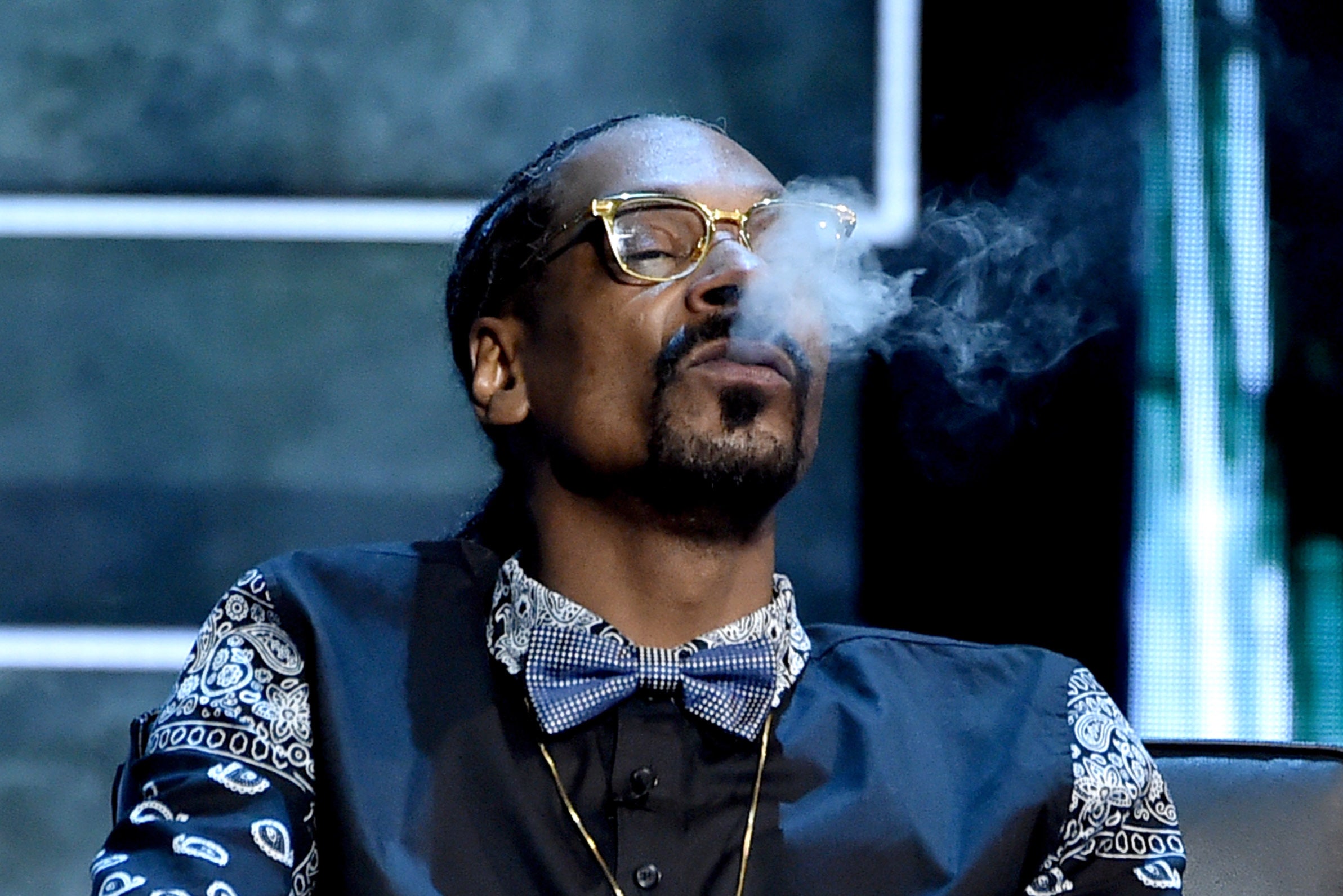 Rapper Snoop Dogg has created a personal brand that’s synonymous with getting high