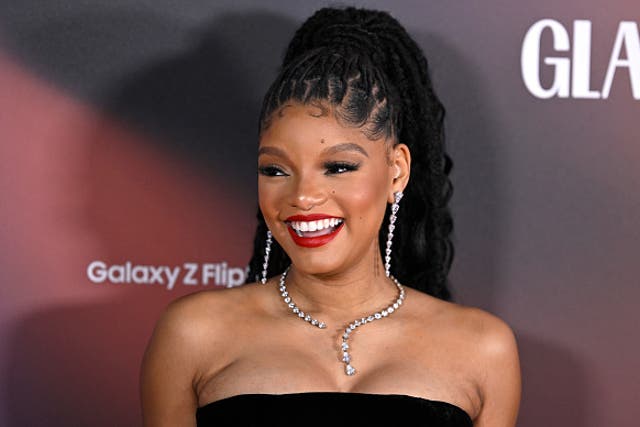 <p>Halle Bailey hits back at fan who commented on her ‘pregnancy nose’</p>