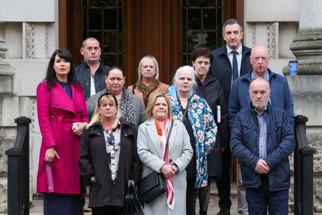 A number of Troubles victims and families are expected to gather at the High Court later on Tuesday for a legal challenge to the Government’s new legacy laws (Liam McBurney/PA)