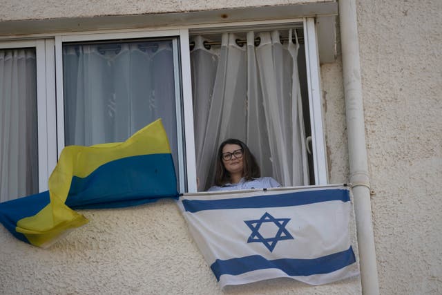 Israel Palestinians Ukrainian Refugees