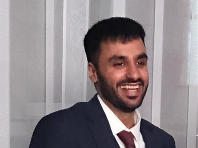 <p>File: Jagtar Singh Johal at his wedding in India in 2017</p>