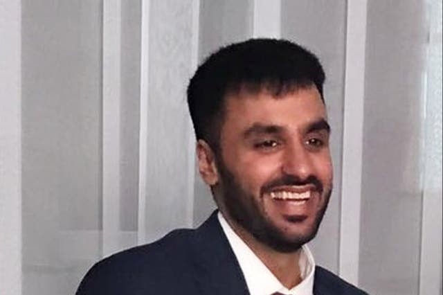 <p>File: Jagtar Singh Johal at his wedding in India in 2017</p>