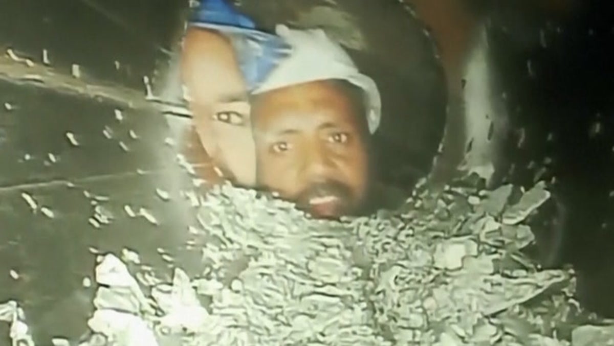 Watch: First video of trapped India Uttarakhand tunnel workers