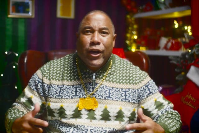 <p>Watch ex-England footballer John Barnes rap in Quality Street Christmas advert.</p>