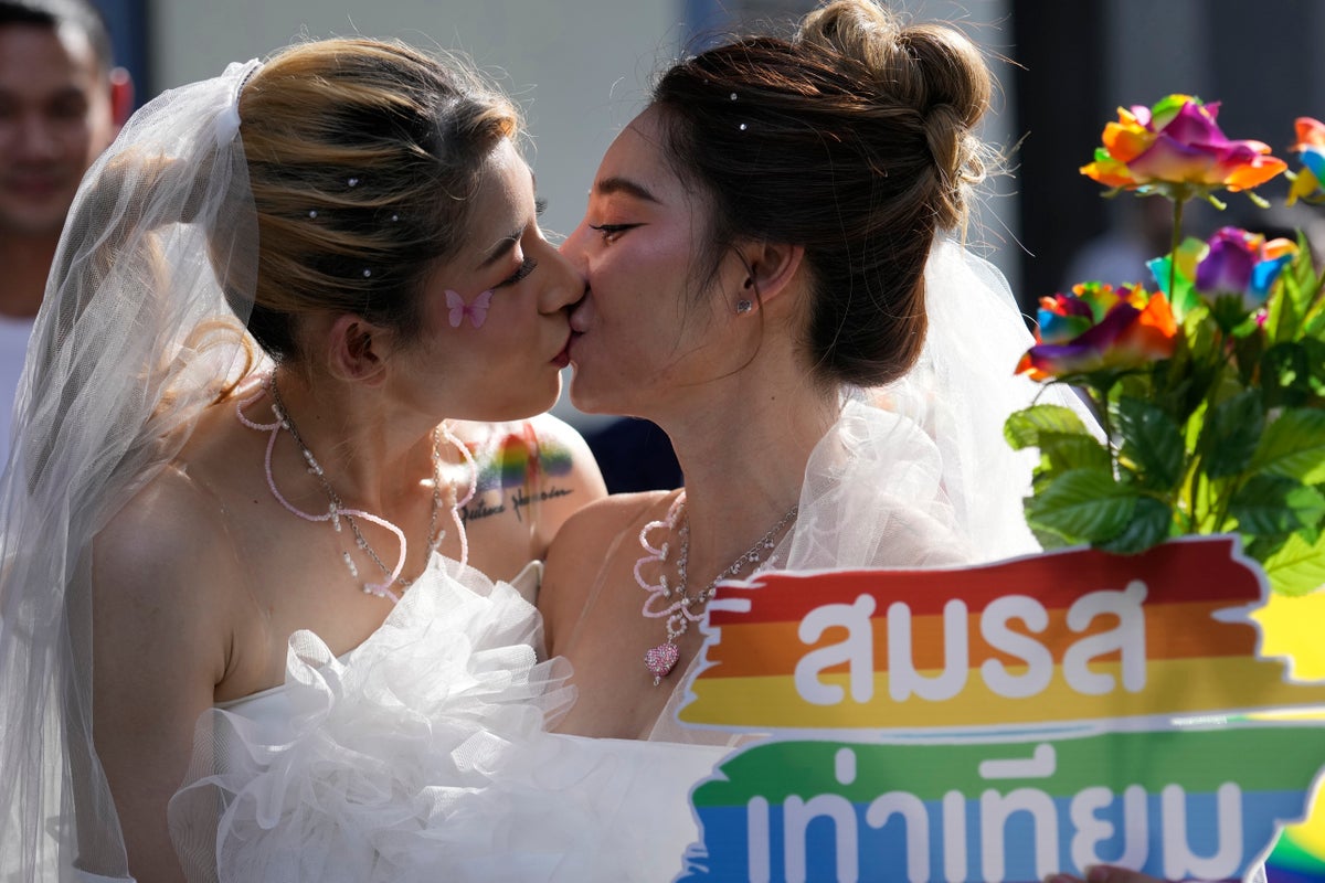Thailand's Cabinet approves a marriage equality bill to grant same-sex couples equal rights
