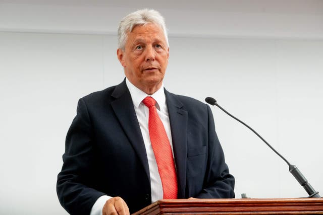 Former first minister of Northern Ireland Peter Robinson said that further changes to post-Brexit arrangements could be negotiated within the Assembly (QUB/PA)