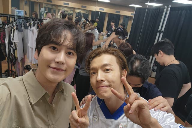 <p>K-pop singer Kyuhyun (left) is currently in good health, fully capable of continuing his regular activities, his label said </p>