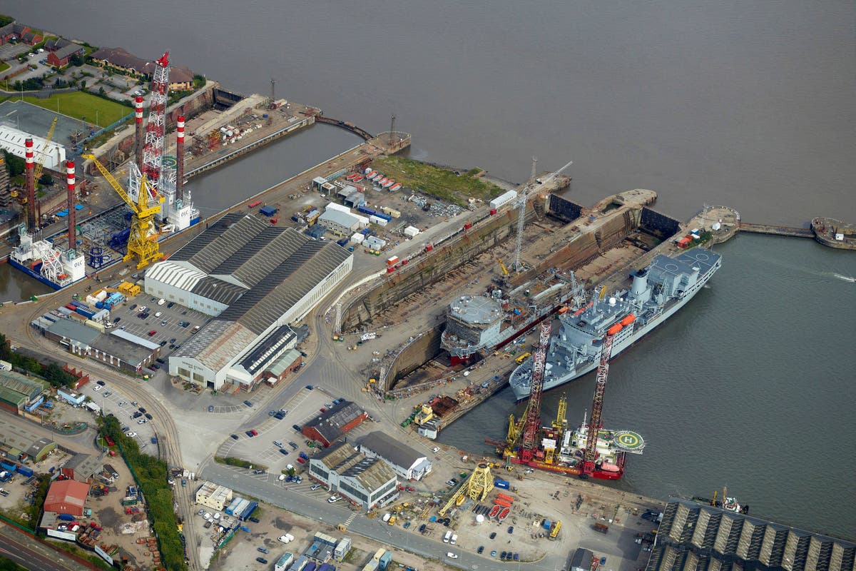 Workers at Cammell Laird shipyard vote to strike