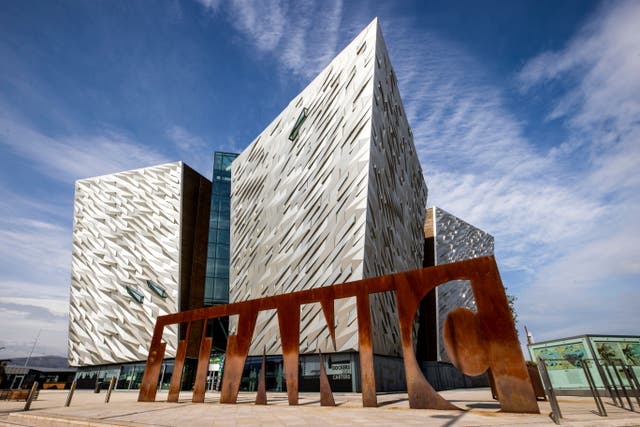 Former Spice Girl Geri Halliwell-Horner has described Titanic Belfast as the ‘best museum’ she has been to (PA)