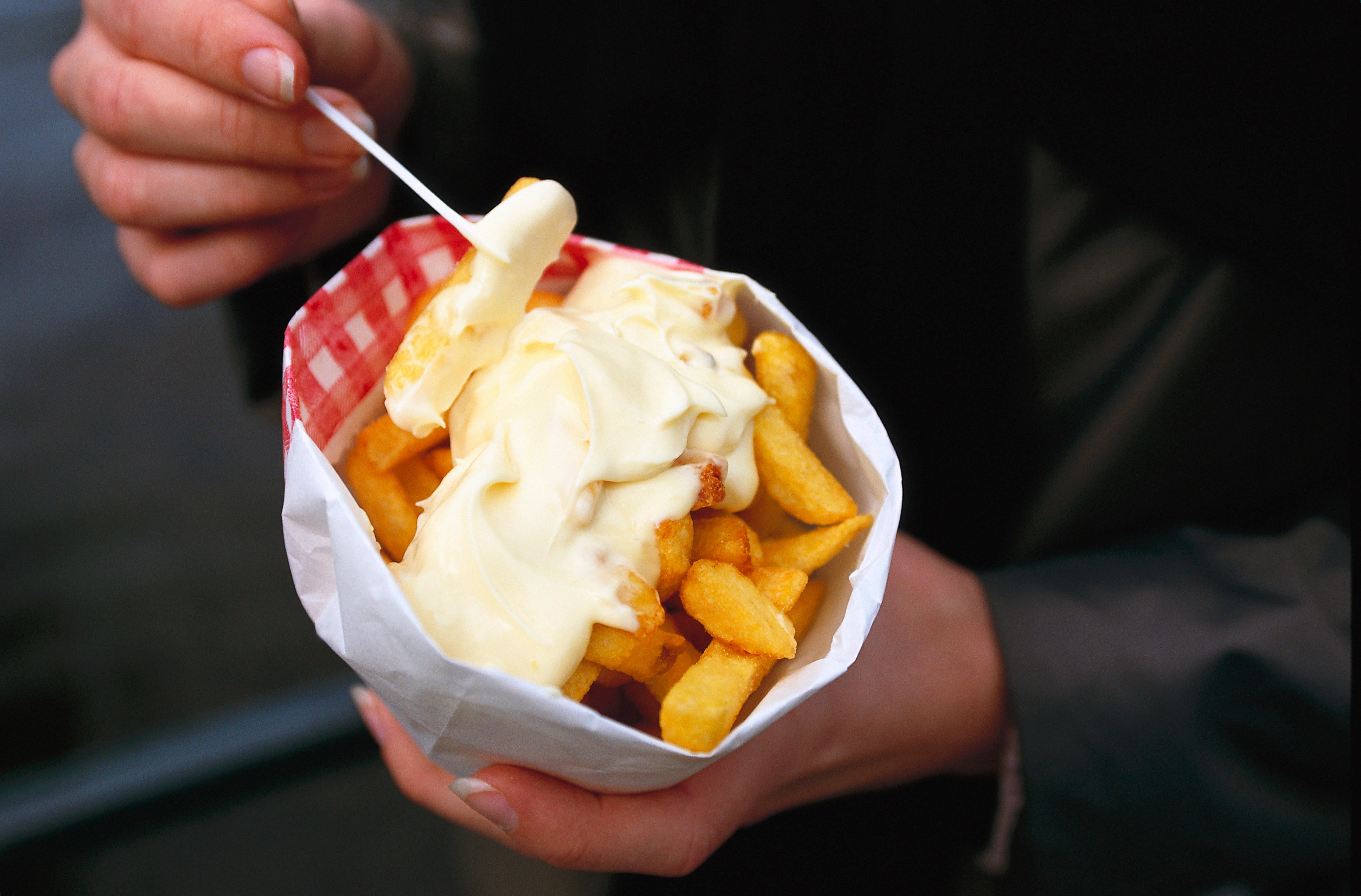 The dutch revere their unique take on mayonnaise, a perfect partner to chips