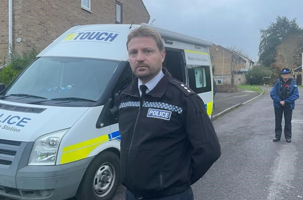 Chief Inspector Dan Forster said a ‘number of children’ were inside the property